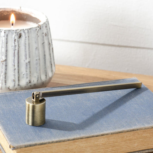 Brushed Gold Wick Snuffer - Apagavelas
