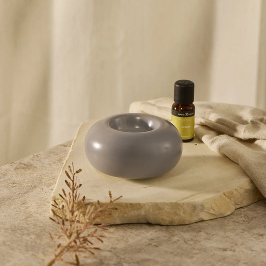 Peris Grey Essential Oil Warmer - Calentador de Aceites