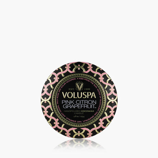 Pink Citron Grapefruit Mini Tin Candle
