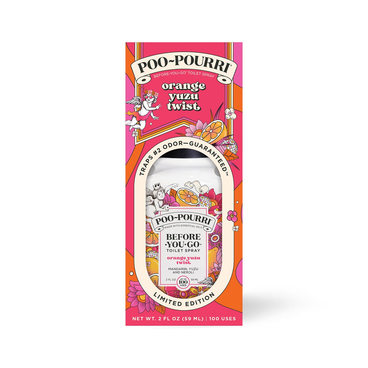 Orange Yuzu Twist Toilet Deodorizing Spray