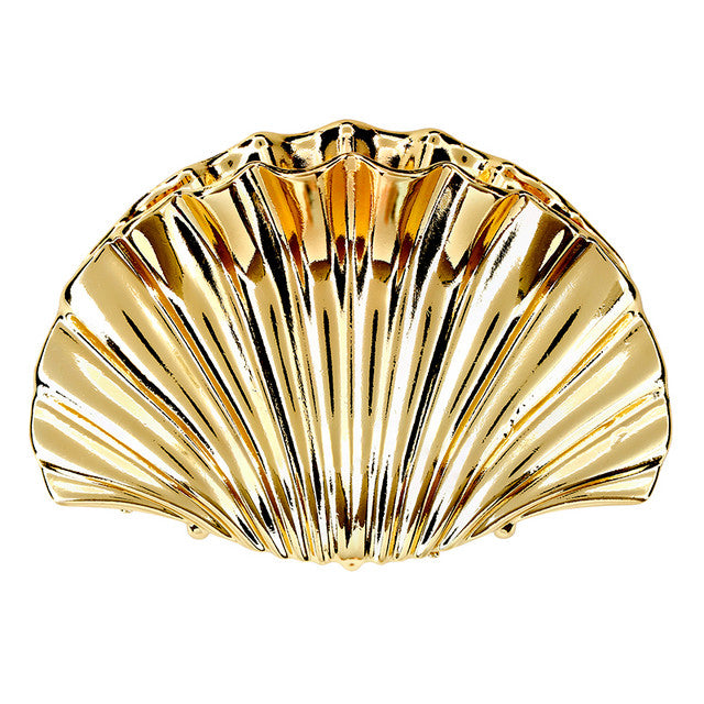 Claw Clip - Gold Shell