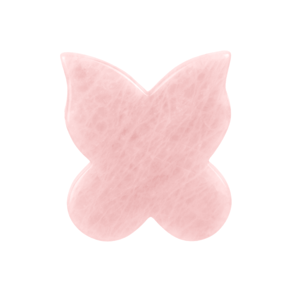 LINDO | Rose Quartz Butterfly Gua Sha