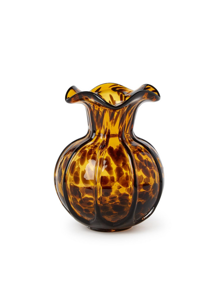 Ruffled Tortoise Vase - Jarrón