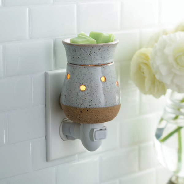 Calentador de fragancia enchufable Rustic White