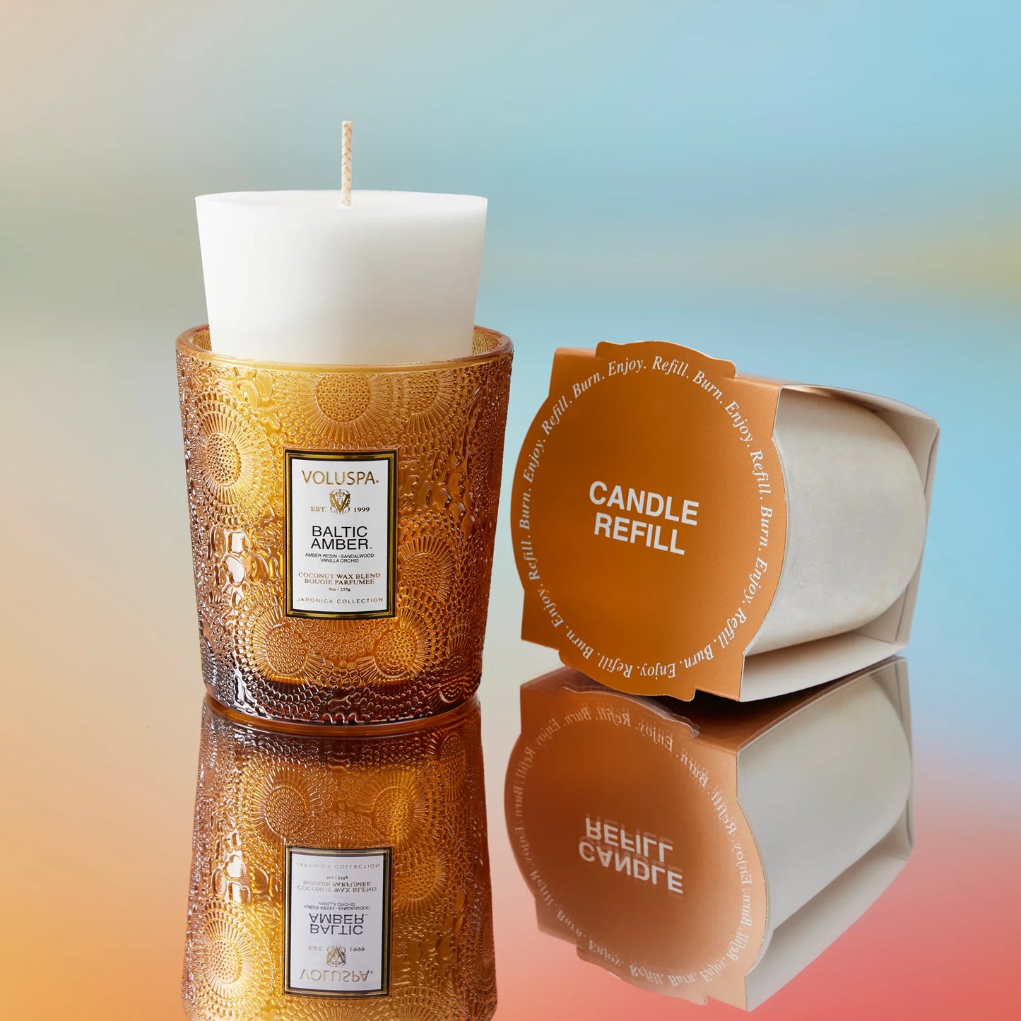 BALTIC AMBER CLASSIC CANDLE REFILL 9 OZ