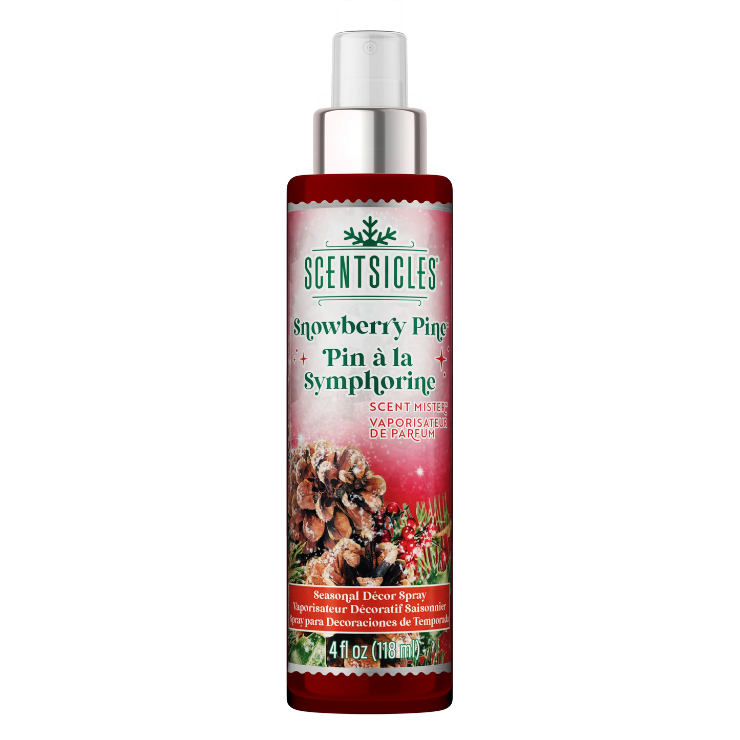 Scent Mister Scented Spray, Snowberry Pine, 4oz