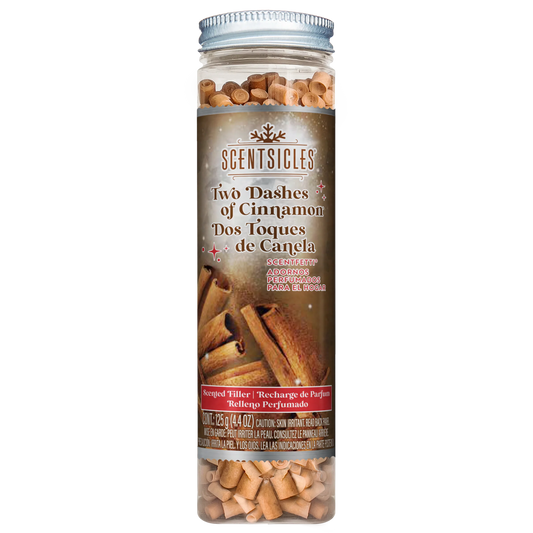 Scentsicles Scentfetti Scented Paper Filler, Two Dashes of Cinnamon, 125g Bottle