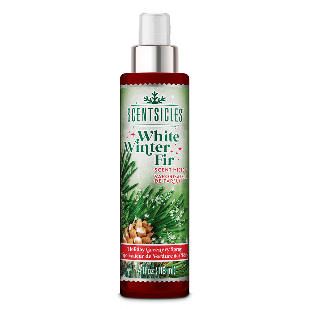 Spray perfumado Scentsicles Scent Mister, abeto blanco de invierno, 4 oz