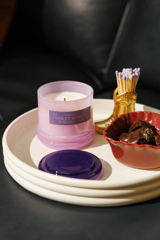 Stack 7 oz Candle Violet Vanilla - Vela