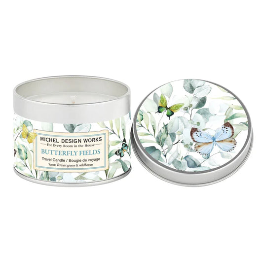 butterfly fields travel candles