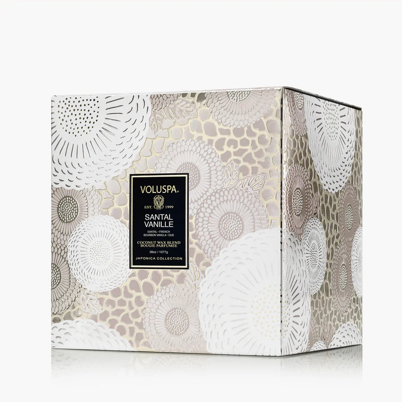 Santal Vanille 3 Wick Hearth Candle