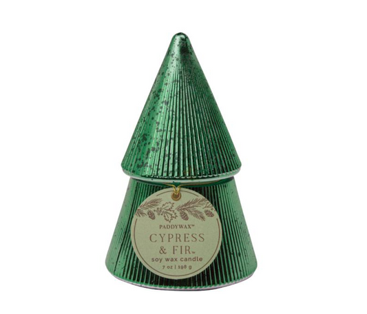 Vela Ciprés y Abeto 7 oz Verde - Arbol navideño