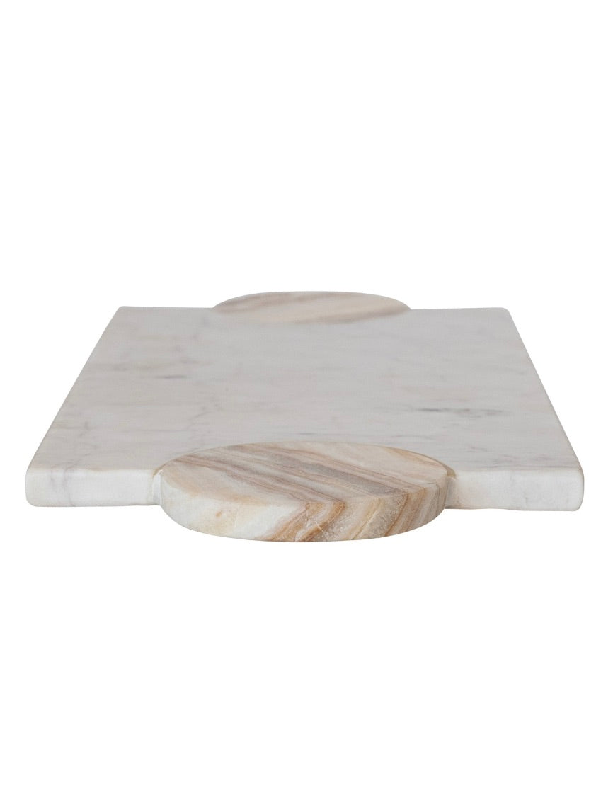 Bandeja de mármol 19"L X 8"W