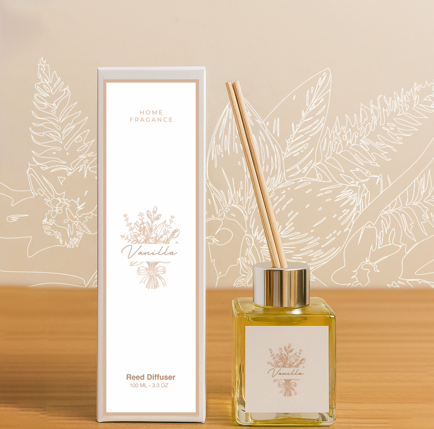 Vanilla Vintage Reed Diffuser 3.3 oz