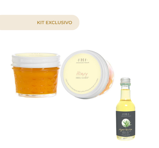 Honey Heel Glaze + AGAVE NECTAR AGELESS BODY OIL 1.7OZ