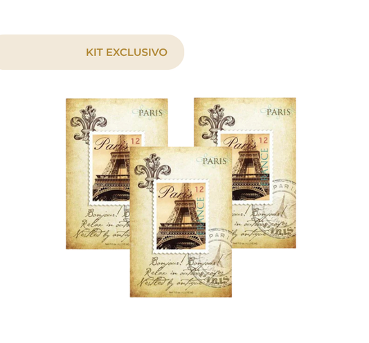 Kit Exclusivo Fresh Scent Trio de Sachet PARIS