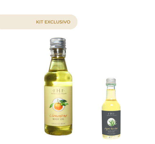 CLEMENTINE BODY OIL 1.7 OZ + AGAVE NECTAR AGELESS BODY OIL 1.7OZ
