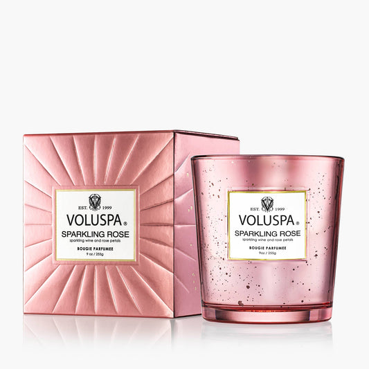 Sparkling Rose Classic Candle 9oz
