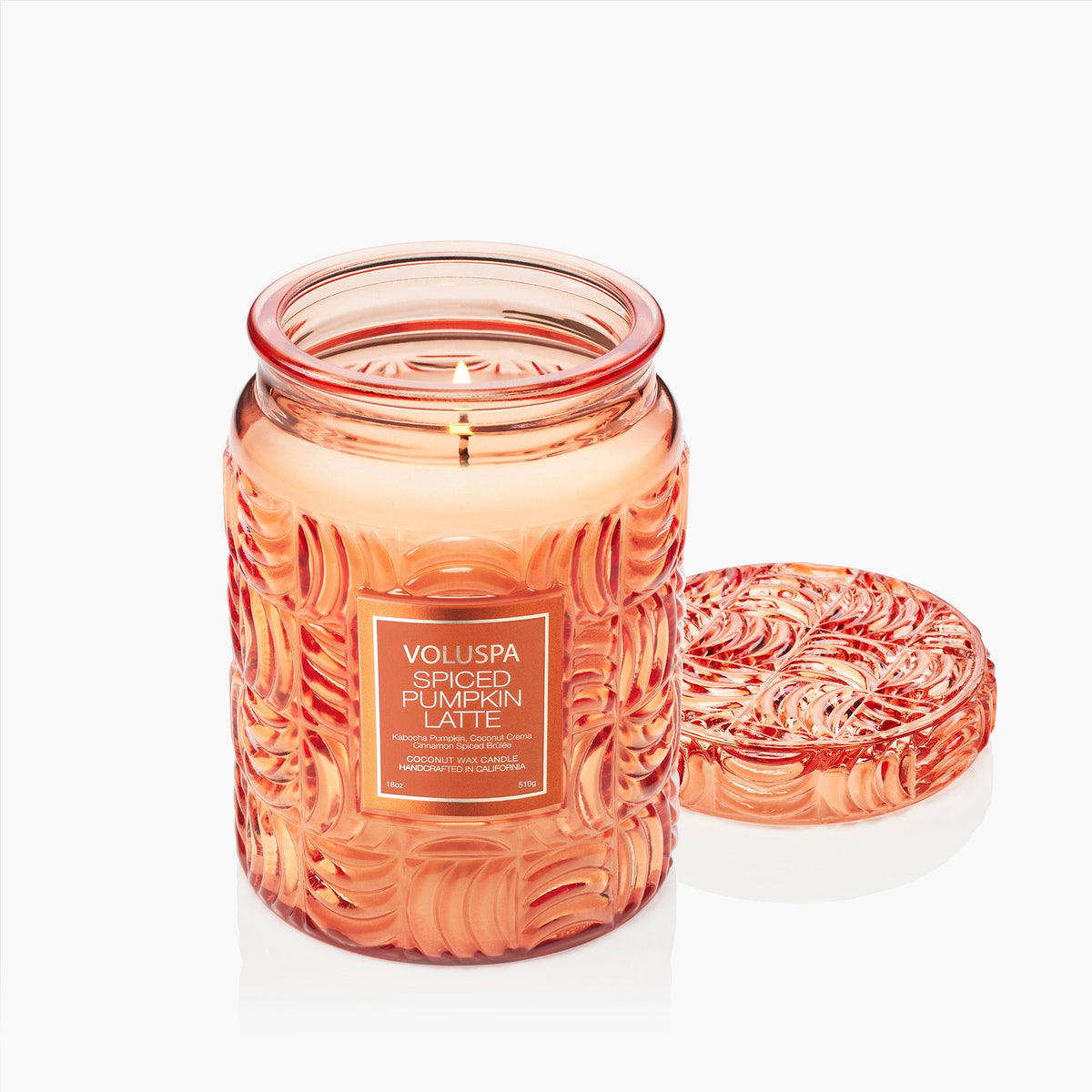 Spiced Pumpkin Latte Large Jar Candle 18oz - Vela