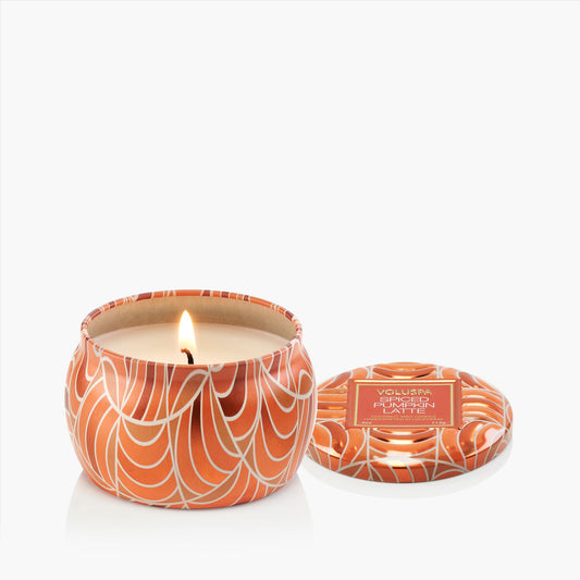 Spiced Pumpkin Latte Mini Tin Candle - Mini Vela
