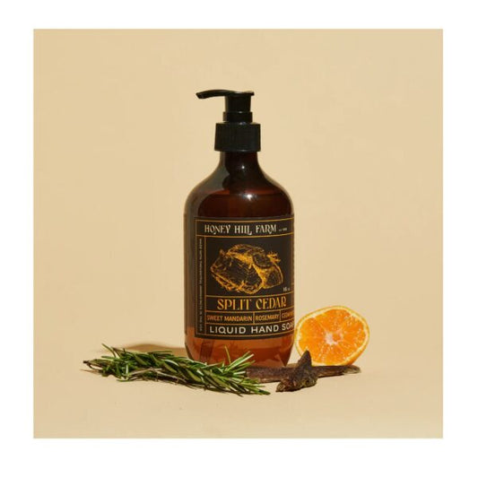 Honey Hill Farm 16 oz. Liquid Hand Soap – Split Cedar