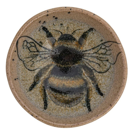 Stoneware Dish w/ Insect/Bird, 4 Styles / Plato de cerámica con insectos o pájaros en cuatro estilos