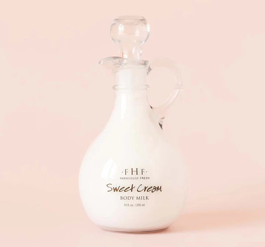 Sweet Cream Body Milk Lotion Decorative Cruet