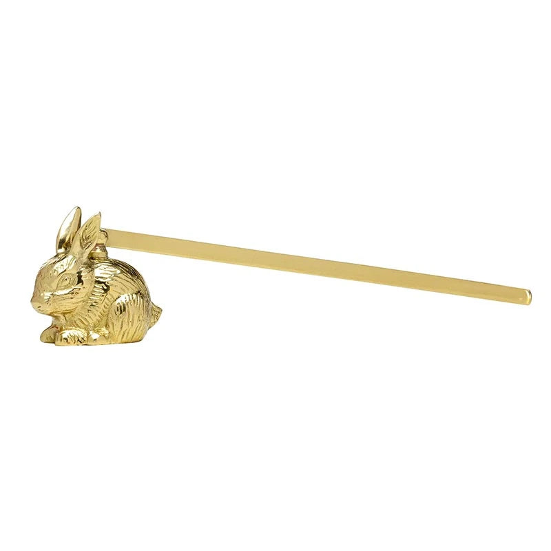 Gold Bunny Candle Snuffer - Apagavelas
