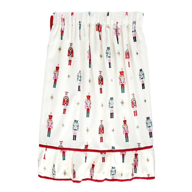 Plush Spa Wrap - Ivory + Nutcrackers - Toalla de Baño