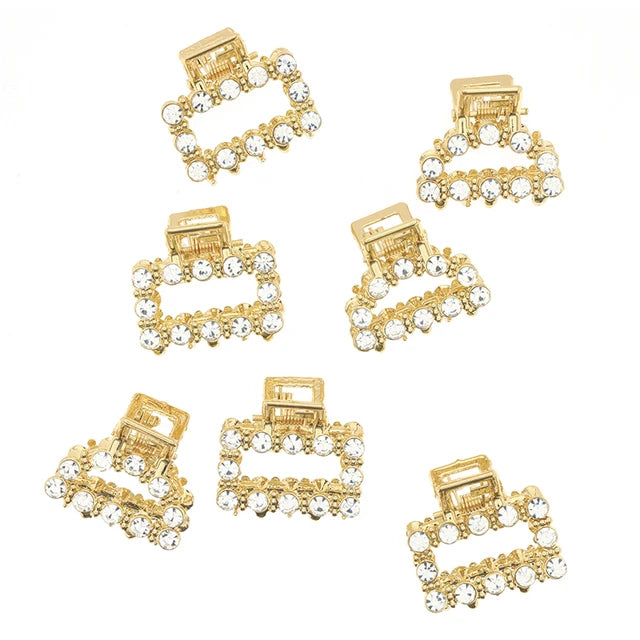 Mini Claw Clips-Rhine-Set of 7 - Ganchos de Pelo