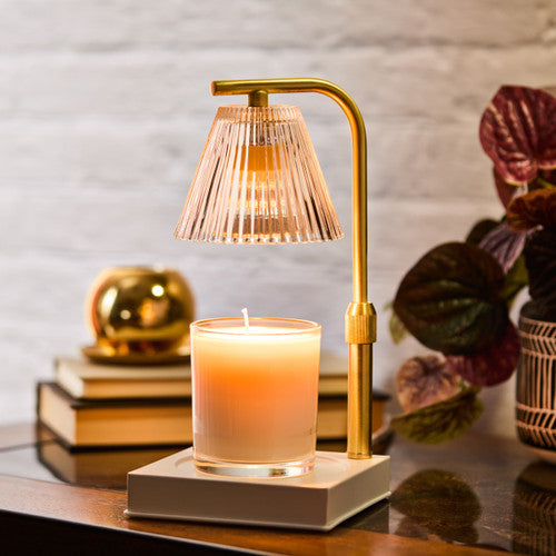 Luna Candle Warmer Lamp Gold - Lámpara Calentadora de Velas