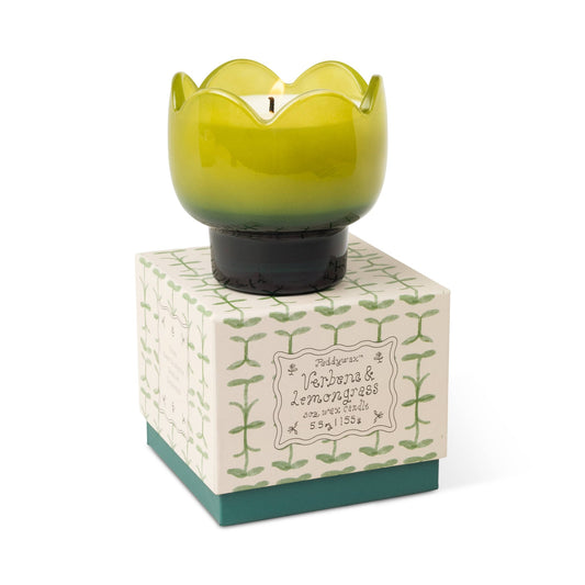 Tulip 5.5 oz Candle Verbena & Lemongrass - Vela