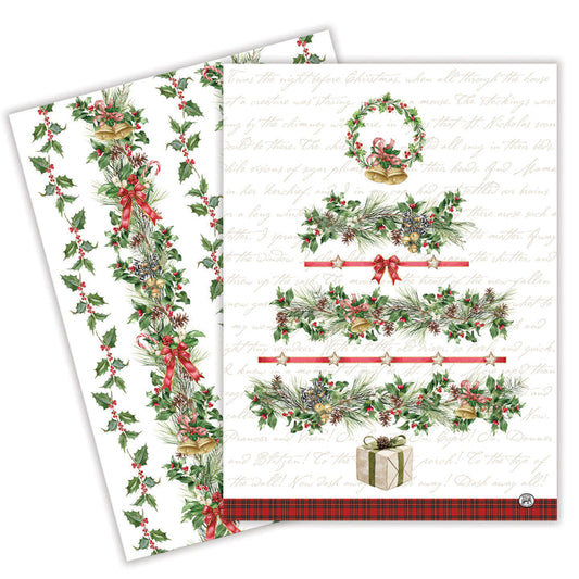 Kitchen Towels Holiday Garland