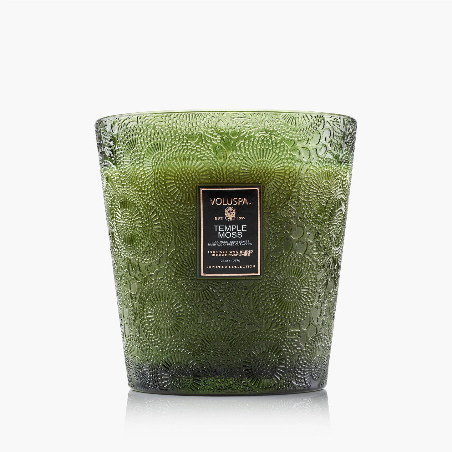 Temple Moss 3 Wick Hearth Candle