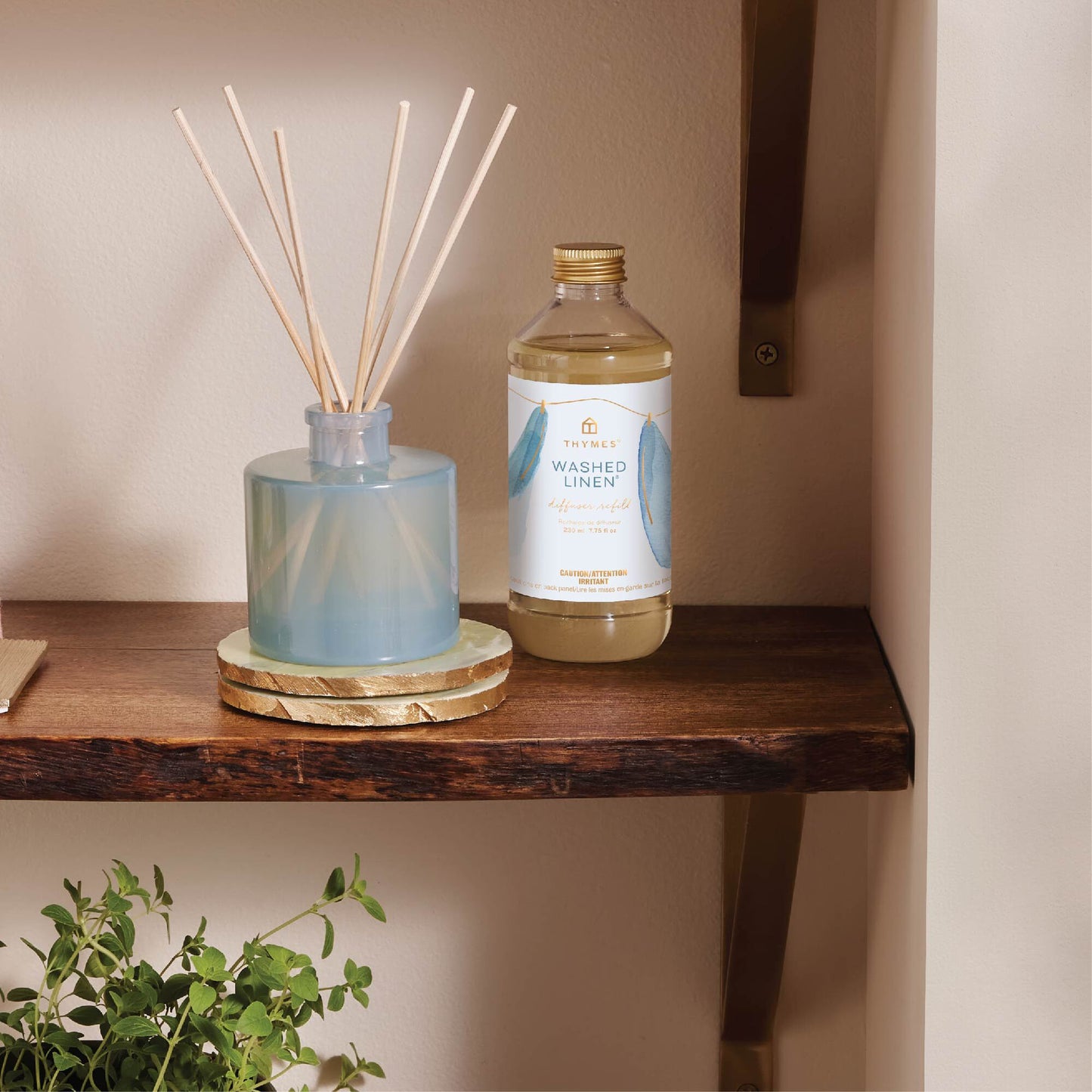 Washed Linen Petite Reed Diffuser