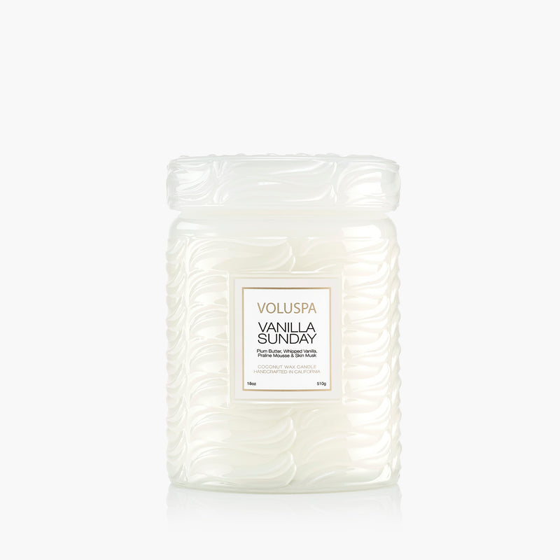 VANILLA SUNDAY 18OZ LARGE JAR Candle