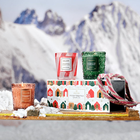 Holiday Essentials Classic Candle Trio - Set de Regalo