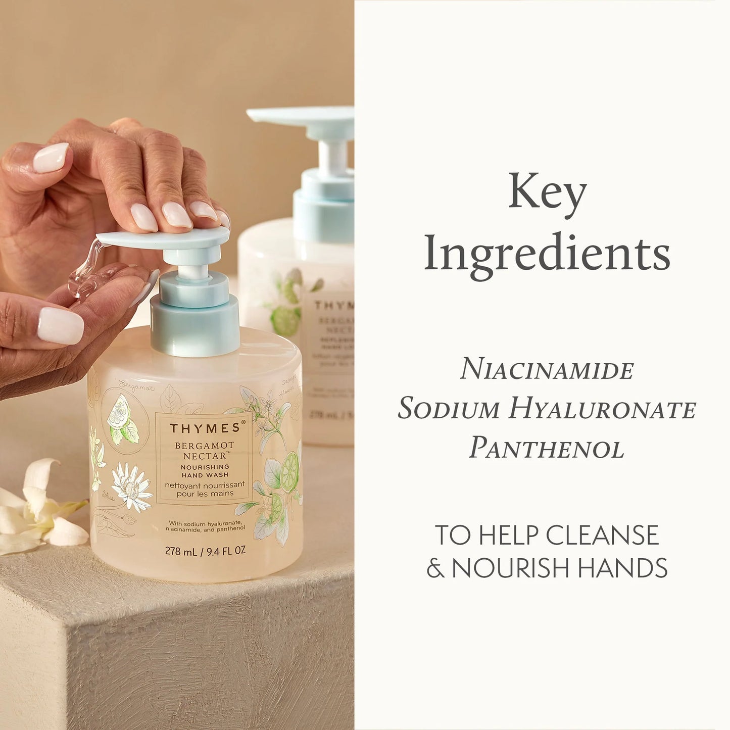 Bergamot Nectar Nourishing Hand Wash 9.4 FL OZ