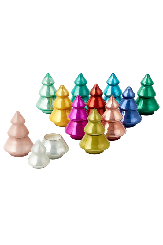 Tinsel Town Wax Tree Candle - Velas en Forma de Árbol de Navidad