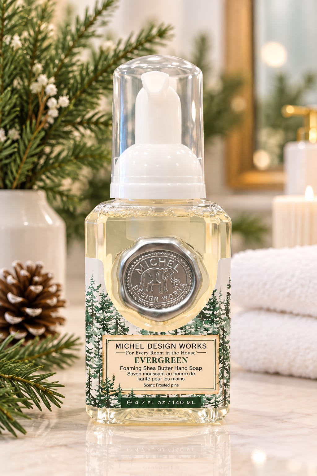 EVERGREEN Mini Foaming Hand Soap-Mini jabón espumoso para manos EVERGREEN