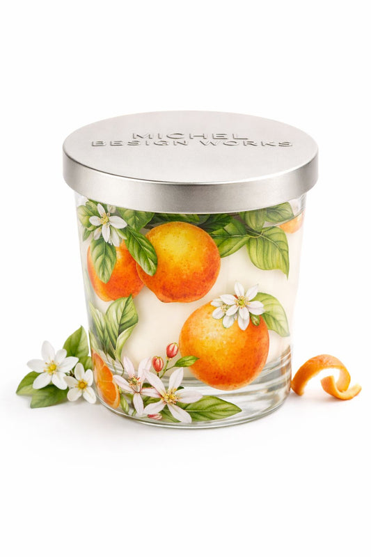 Vela de vidrio decorativa  L'ORANGE