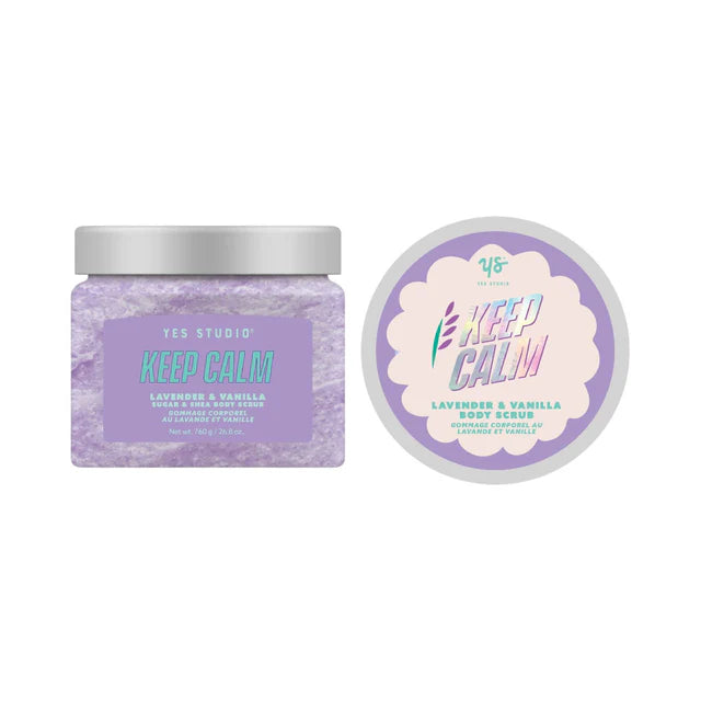 760g Keep Calm - Lavender & Vanilla Sugar Scrub