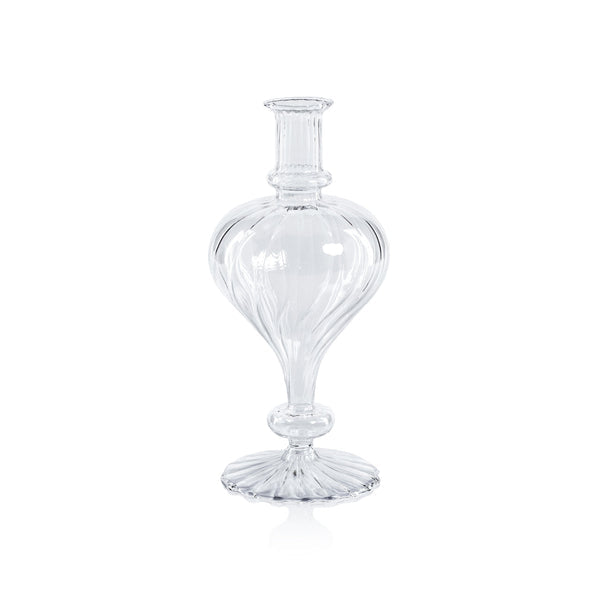 Venetian Spiral Vase - Clear