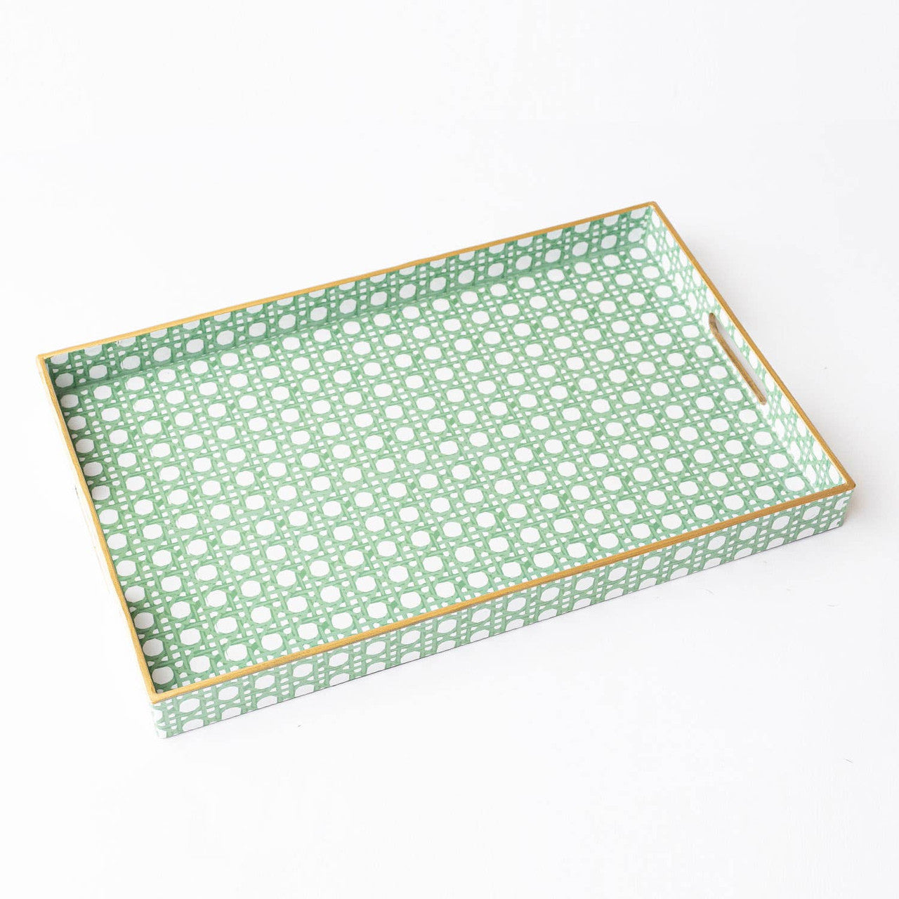 Rectangular Tray - Green Cane - Bandeja rectangular verde