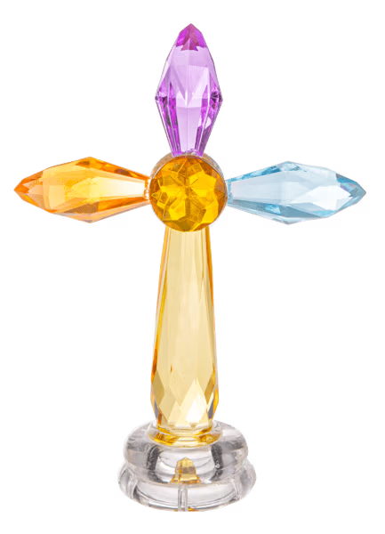 Small Standing Rainbow Crosses - Cruz Arcoíris de Pie