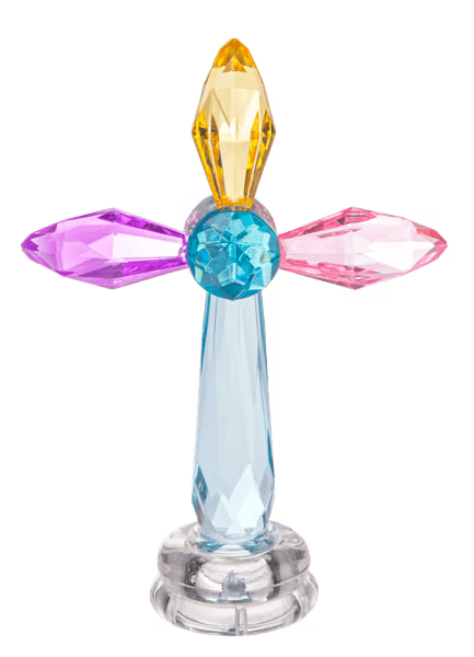 Small Standing Rainbow Crosses - Cruz Arcoíris de Pie