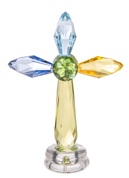 Small Standing Rainbow Crosses - Cruz Arcoíris de Pie