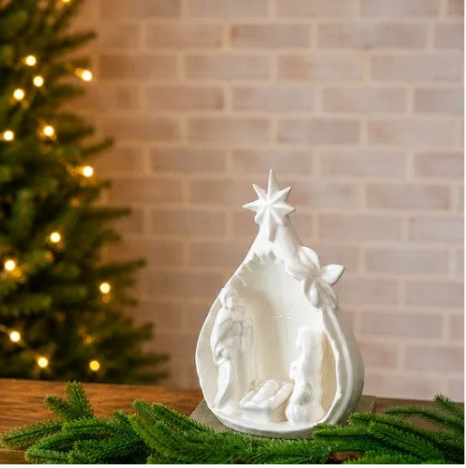 Inner Ceramic Nativity Scene - Adorno de Nacimiento