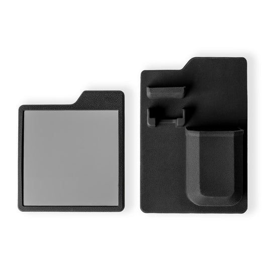 Brodeo Drive Beardless Leader Fogless Shaving Mirror & Organizer - Organizador con Espejo