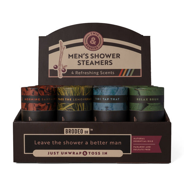 Brodeo Drive Twig & Berries Men's Shower Steamers - Vaporizadores de Ducha